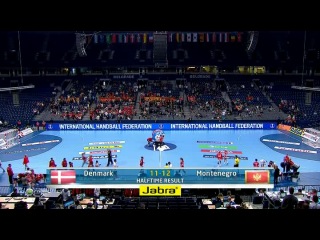 1/8 ФИНАЛА ЧЕМПИОНАТА МИРА 2013 ПО ГАНДБОЛУ (15.12.2013): Дания - Черногория